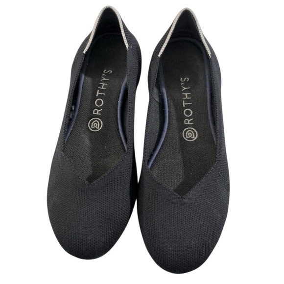 Rothy’s The Flat – Women’s Size 6 | Black Slip-On Ballet Flats - Picture 1 of 6